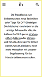 Mobile Screenshot of initiative-handarbeit.de